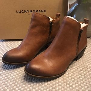 Brand New Lucky Brand Toffee Booties